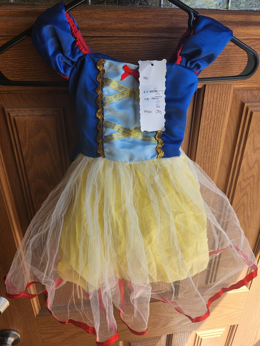 NWT Baby Girls Snow White Dress Costume Size 2T